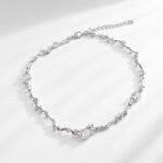 Fairycore Silver Choker Necklace Unisex Couple Style