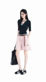 Unisex Vintage Striped Shorts 🤍 Relaxed Fit Summer Shorts | Casual Streetwear Couple Style