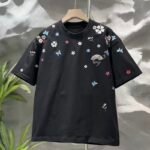 Cute Floral Embroidered T-Shirt 🌼 Soft Korean Style Summer Tee | Unisex Casual Streetwear Top - Image 7