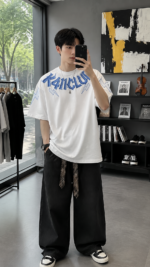 K4IKCLUB Streetwear T-Shirt ⚡ Oversized Y2K Graphic Tee | Hip Hop Style Casual Summer Top - Image 3