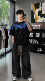 K4IKCLUB Streetwear T-Shirt ⚡ Oversized Y2K Graphic Tee | Hip Hop Style Casual Summer Top - Image 4