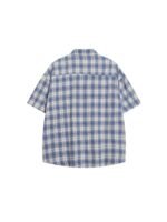 Unisex Vintage Plaid Graphic Shirt 💙 Cartoon Print Relaxed Fit Short Sleeve Button-Up | Y2K Streetwear Summer Top - Image 6