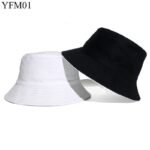 Unisex Minimal Bucket Hat 🤍 Cotton Casual Sun Hat | Japanese Streetwear Fisherman Cap for Everyday Wear - Image 7