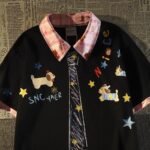 Unisex Y2K Cartoon Graphic Polo T-Shirt 🤍 Cute Tie Print Oversized Tee | Korean Casual Summer Streetwear Top - Image 13