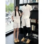 Unisex Minimal Polo Set 🤍 Relaxed Fit Polo Shirt & Casual Shorts | Clean Fit Summer Outfit - Image 8