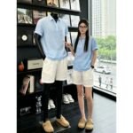 Unisex Minimal Polo Set 🤍 Relaxed Fit Polo Shirt & Casual Shorts | Clean Fit Summer Outfit - Image 9