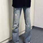 Unisex Vintage Wash Baggy Jeans 👖 Oversized Wide Leg Denim Pants | Y2K Casual Streetwear - Image 4