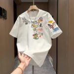 Unisex Cartoon Graphic Oversized T-Shirt 🎮 Vintage Streetwear Tee | Loose Fit Casual Summer Top - Image 8