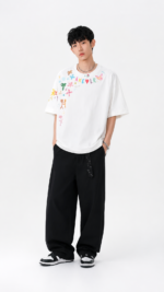 Unisex Cartoon Graffiti Oversized T-Shirt 🎨 Vintage Streetwear Tee | Y2K Casual Graphic Top - Image 5