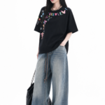 Unisex Cartoon Graffiti Oversized T-Shirt 🎨 Vintage Streetwear Tee | Y2K Casual Graphic Top