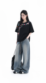 Unisex Cartoon Graffiti Oversized T-Shirt 🎨 Vintage Streetwear Tee | Y2K Casual Graphic Top