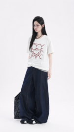 Unisex Heart Graphic Oversized T-Shirt ❤️ Vintage Streetwear Tee | Loose Fit Casual Summer Top
