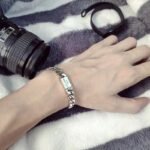 Silver Chunky Cuban Chain Bracelet Unisex Streetwear Jewelry - Image 5
