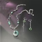 Oriental Dragon Jade Ring Tassel Necklace Unisex Couple Style - Image 6