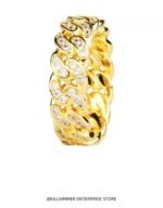 Hip Hop Crystal Chunky Chain Ring for Men and Women - Image 4