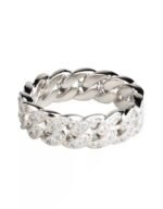 Hip Hop Crystal Chunky Chain Ring for Men and Women - Image 7