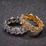 Hip Hop Crystal Chunky Chain Ring for Men and Women - Image 6
