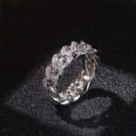 Hip Hop Crystal Chunky Chain Ring for Men and Women - Image 3