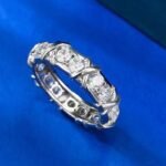 Gold Silver Iced Out Cross Ring Unisex Trendy Jewelry - Image 5