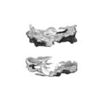 Silver Lava Moon Ring Unisex Y2K Jewelry - Image 6