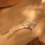 Silver Gold Branch Leaf Ring Unisex Nature Jewelry - Image 6